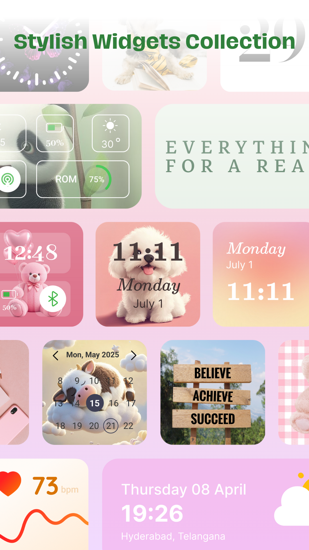 Stylish Widgets Collection